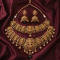 Temple bridal jewellery set gold plated