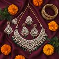 Royal Polki complete bridal jewellery set